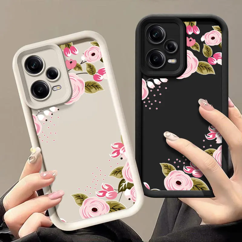 Pretty Flower Fashine Phone Case For Xiaomi 11 LITE NE 12T 14 5G POCO C61 F3 GT F4 F5 X3 X4 X5 M3 M6 Shockproof Soft Cover Coque