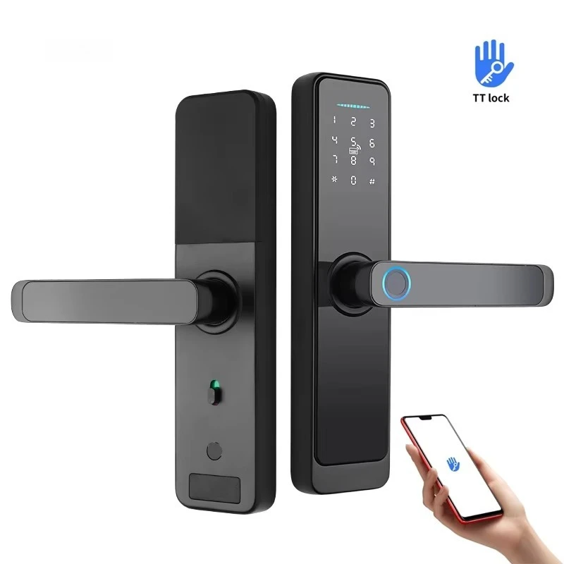 TTlock TUYA Version Optional Fingerprint Password Security Door Lock Wholesale Factory Selling Home Safety Access Control