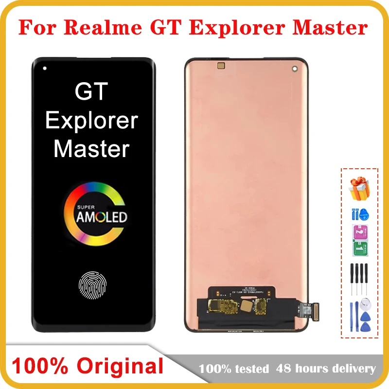 

Оригинальный Super AMOLED дисплей 6,55 дюйма для Realme GT Explorer Master, аксессуары для замены