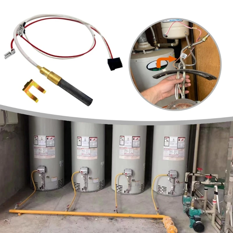 Conjunto termopilha a gás para caldeiras aquecedor água a gás Conjunto aquecedor água substituição