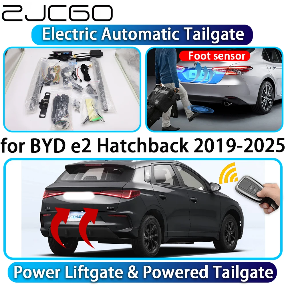 

ZJCGO for BYD e2 Hatchback 2019-2025 OEM Automatic Power Liftgate Powered Tailgate Intelligent System Car Trunk Control Lift Kit