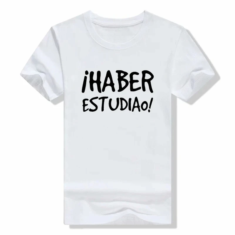 2026 Summer Have Studied Tshirt Funny Spanish Sayings Phrase Sleeve Casual Summer Oneck Women Clothing Fashion Aesthetic Clothes