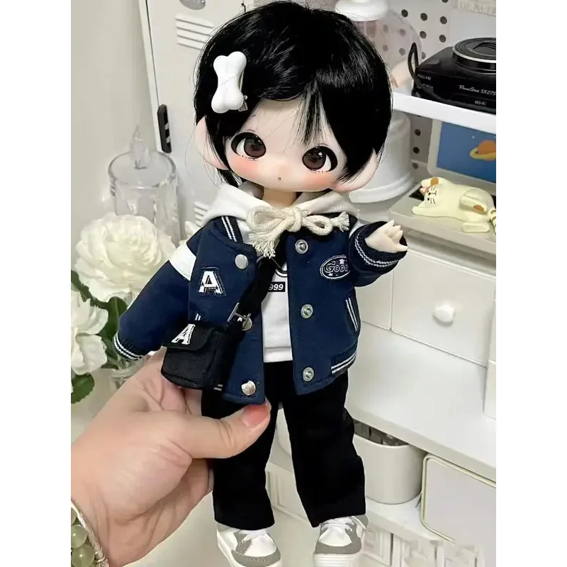 新しい1/6ドール服スーツ、30cm BJDドール用、キュートな野球セットドレスアップ、女の子のおもちゃ、プレイハウスドールアクセサリー、ドールなし