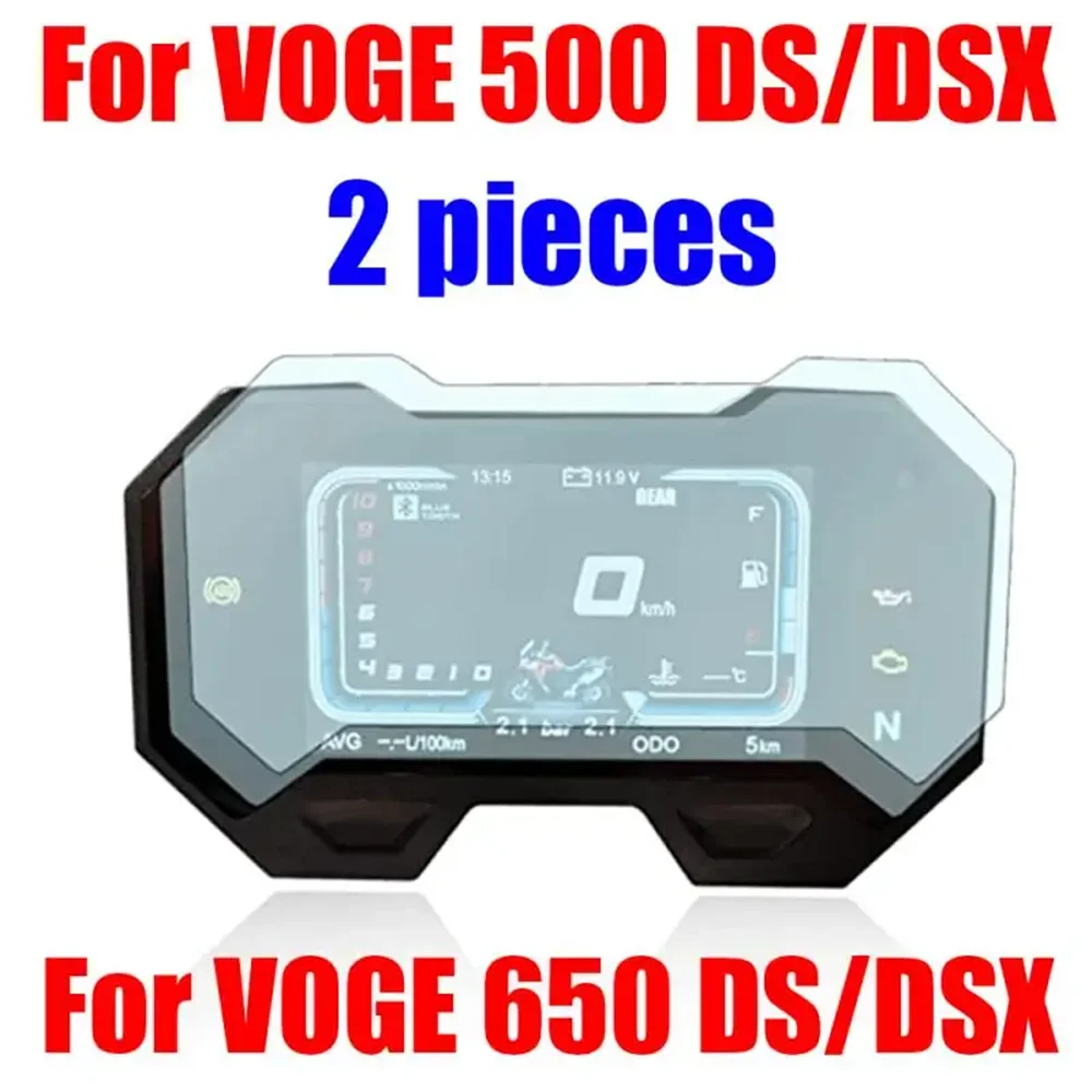 For LONCIN VOGE 500DS 500DSX 650DS 650DSX 650 500 DS DSX Accessories Cluster Scratch Protection Film Dashboard Screen Protector