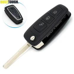 3 Button Car Key Replacement Remote Flip Cover Case Shell For Ford Focus Mondeo Grand C-Max S-Max Galaxy Transit Custom Connect