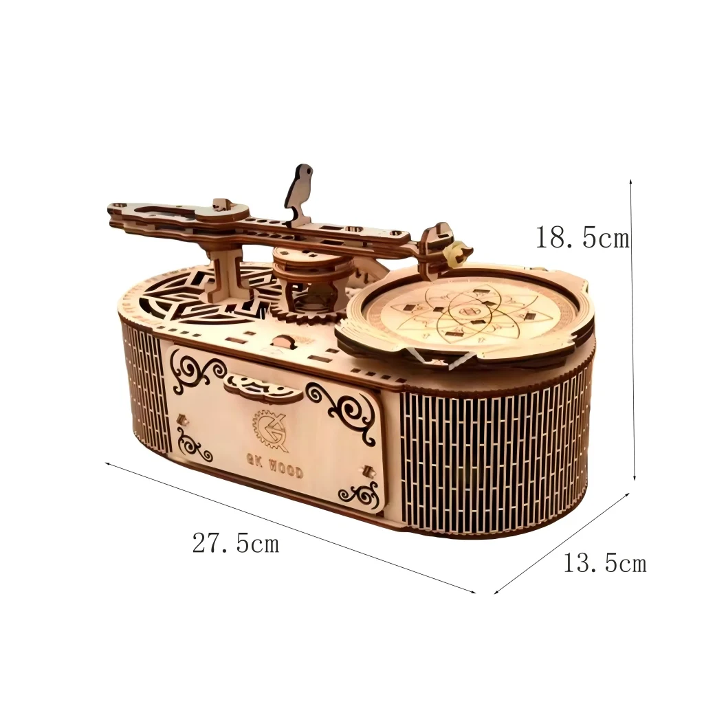 OUZEY 3D Logic Construction Games Diy Assembly  Adult Wood Games Drawing Machine Creative Hobbies Children's Educational Games