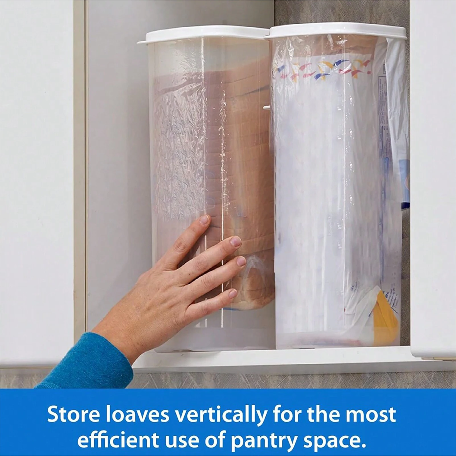 Empty Airtight Bread Box for K - Food Storage Kitchen Cabinet recension och pris