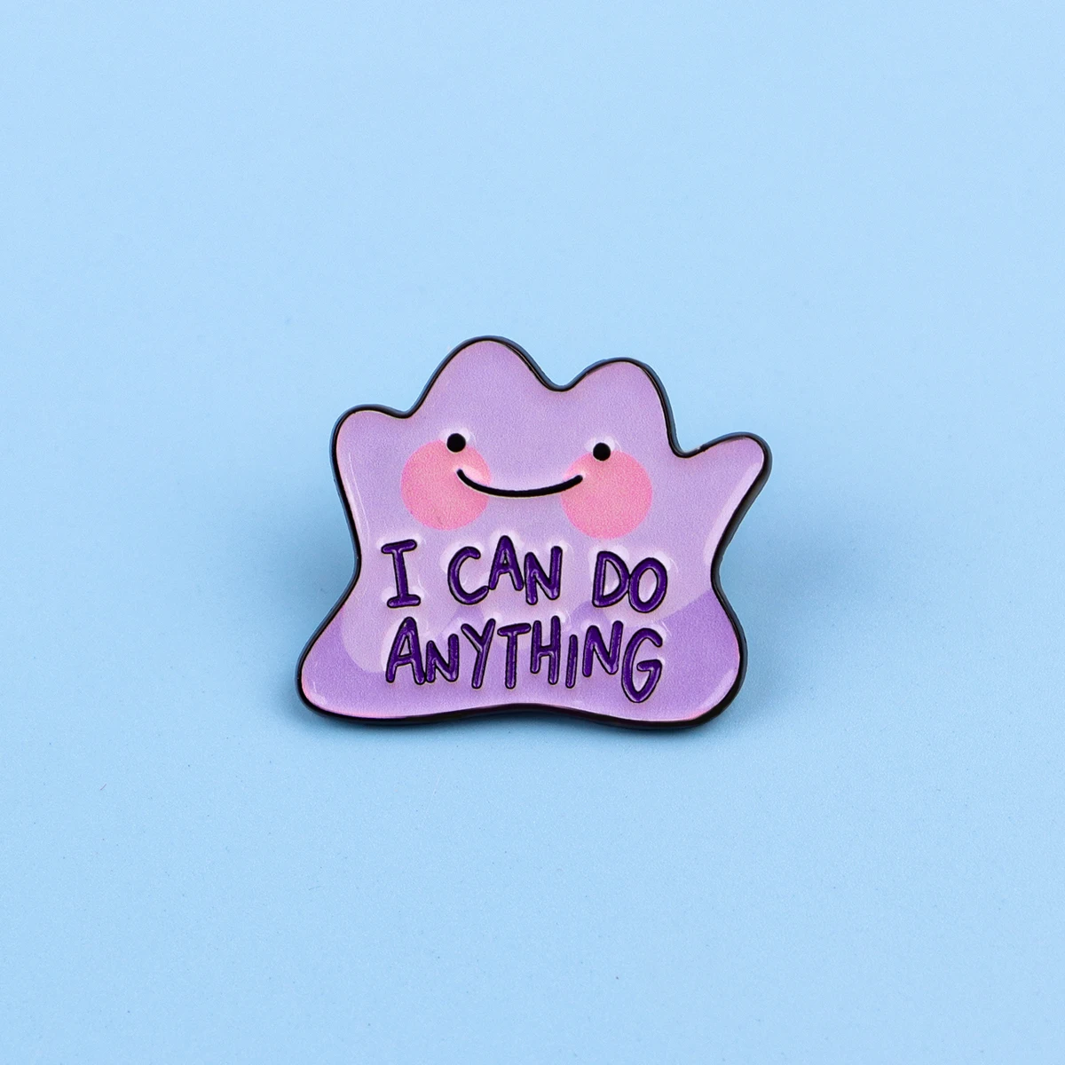 9 Stück/Set I CAN DO ANYTHING Niedliche lila Elfen-Emaille-Anstecknadeln, coole Spiel-Brosche, Rucksack-Revers-Abzeichen, Schmuckzubehör, Geschenk für Freunde – Detail 3