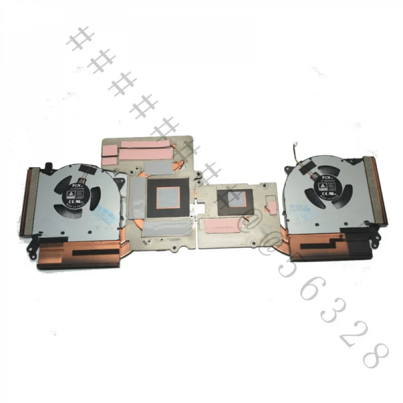 CA+New OEM E5 CPU GPU Cooler Heatsink Fan Assembly For Legion 5 15ACH6H 82JU Notebook Original Full Copper Thermal Spare Parts