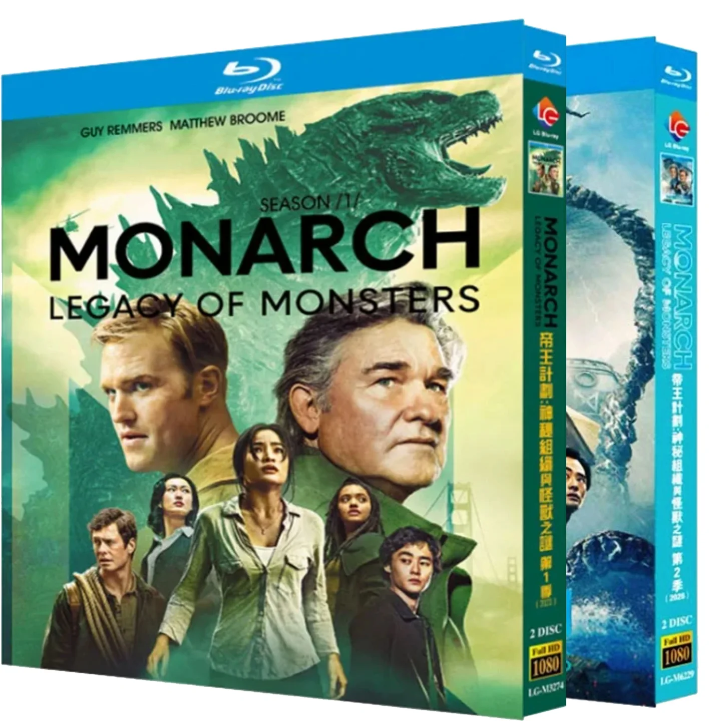 Monarch: Legacy of Monsters Staffel 1-2 (2026) 4BD Neu Versiegelte Box-Set Blu-ray-Disc High Definition BD