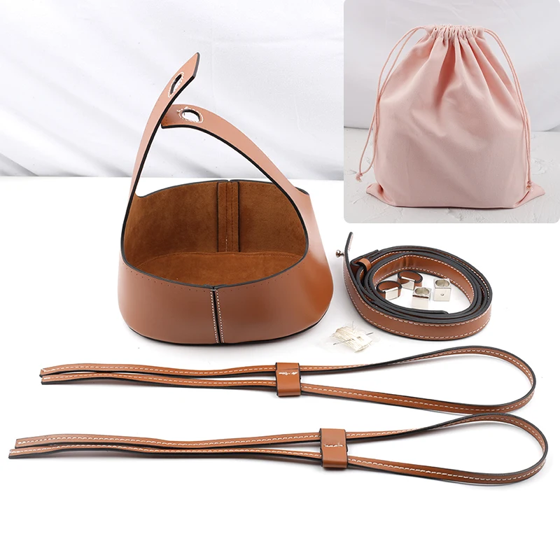 DIY Leather Knitting Crochet Bag Bottom Base for Drawstring Shoulder Buckle Bag Making Set HandBag For Backpack