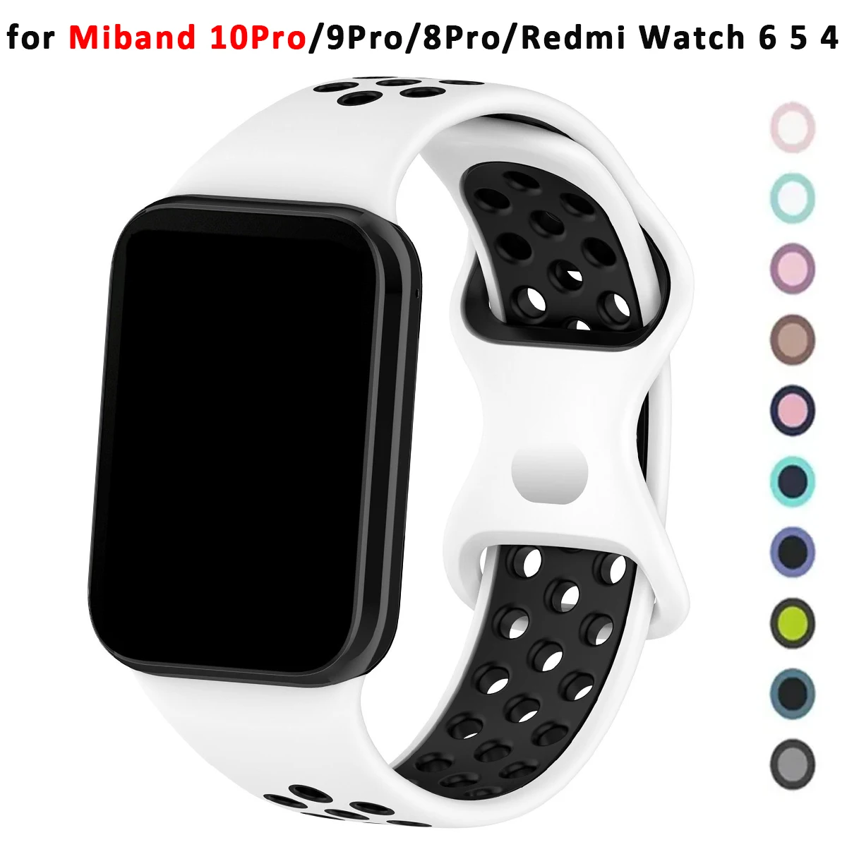 �y�Z�[�����zXiaomi Miband 10Pro 9Pro 8Pro Sport�ARedmi Watch 6 5 4�V���[�Y�Ή� �V���R���X�g���b�v �c�[�g�[�� �ʋC���u���X���b�g