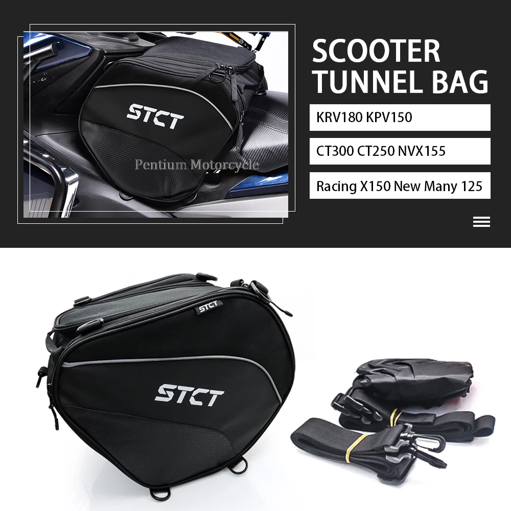 

Motorcycle Scooter Tunnel Bag For KYMCO KRV180 KPV150 CT300 CT250 NVX155 Racing X150 New Many 125 Motorbike Racing Travel Bags