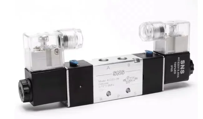 SNS solenoid valve 4V220-08/AC220V 4V220-08/DC24V 4V220-08/AC110V 4V220-08/DC12V 4V220-08/AC36V 4V220-08/AC24V 4V220-08/AC380V