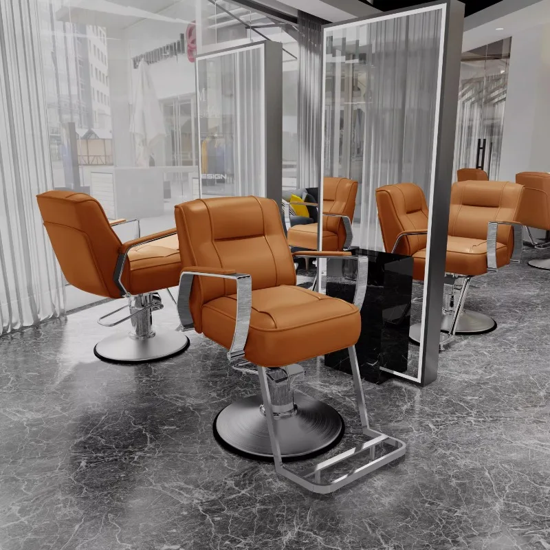 

Portable Adjustable Economic Modern Design Light Luxury Barber Chair High-quality Simple Silla Estetica Hair Salon Furniture
