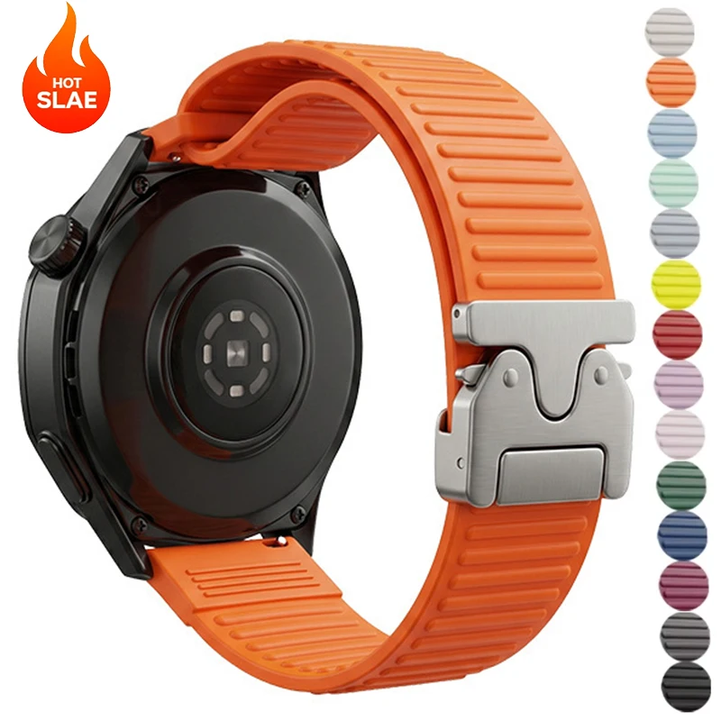 20mm 22mm Silicone Strap For Huawei Watch GT6Pro GT6 GT5 GT4 GT3 GT2 Sports Band Bracelet For Huawei Watch 5 4 4Pro 3 Correa