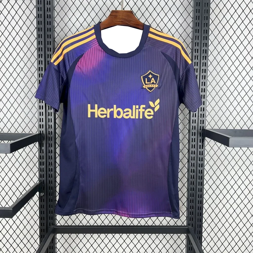 

2025 Summer Hot-selling New Los Angeles Galaxy Jersey Outdoor Training Breathable Comfortable Quick-drying Short-sleeved T-shirt