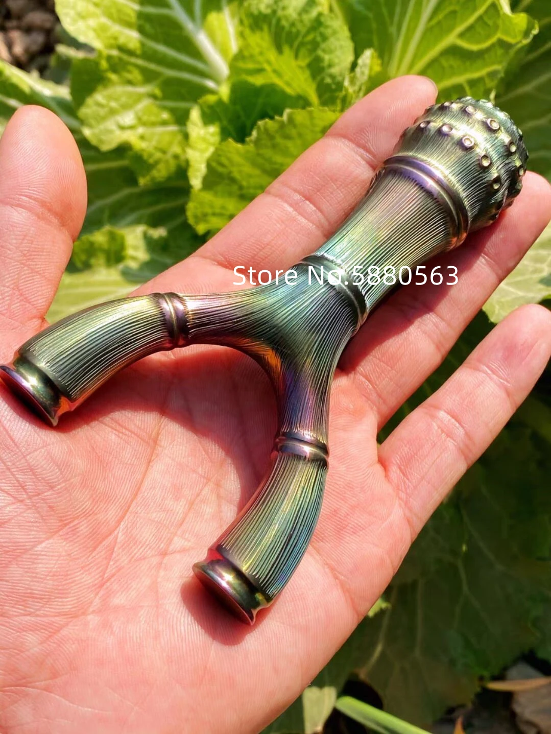 

New TB6 Titanium Alloy Slingshot High Precision Outdoor Hunting Catapult with Rubber Band Tactical Game Competition Training Toy