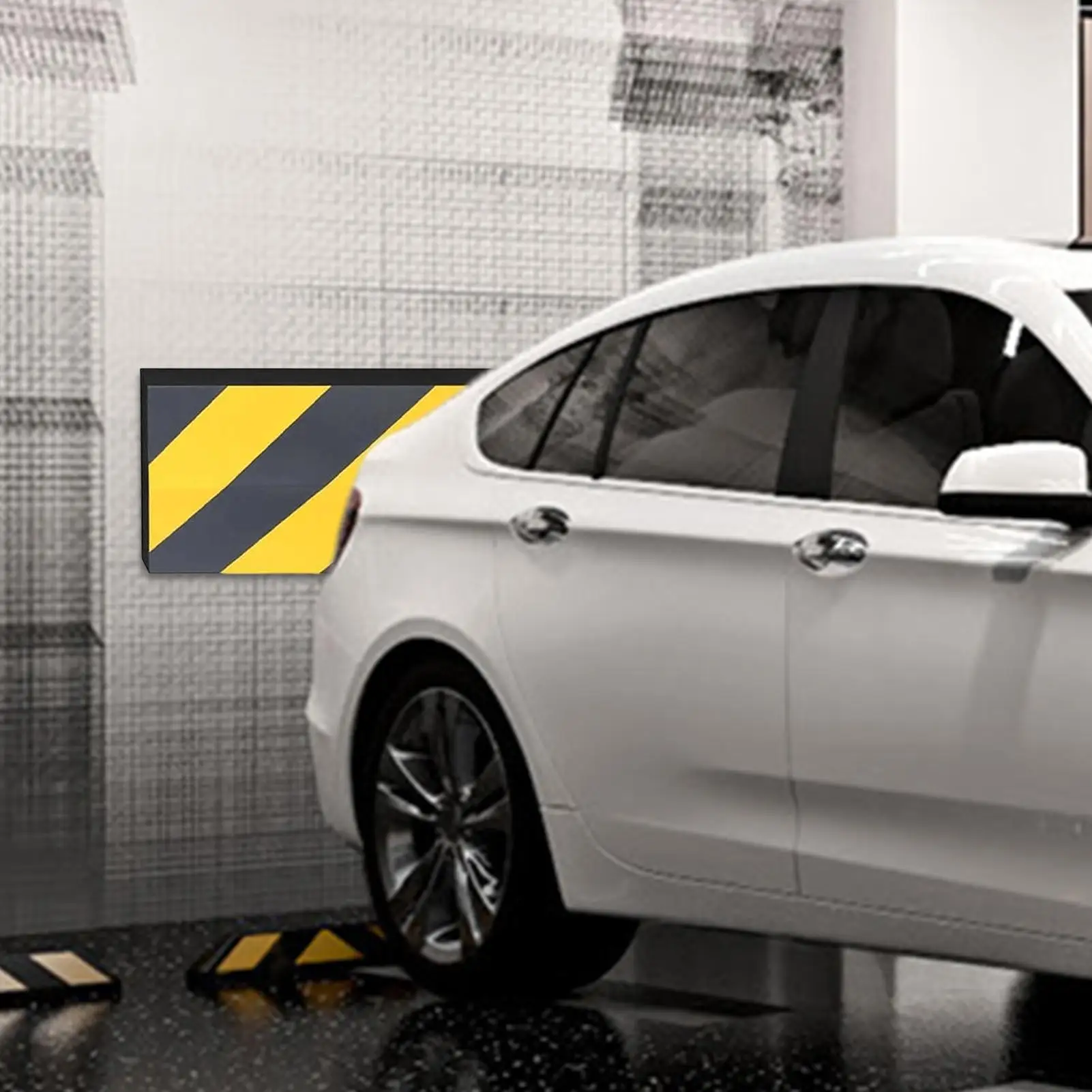 Garage Bumpers for Parking Car Reflective Car Door Bumper Non-Slip Cushion Self-Adhesive Foam Pad Heavy-Duty Protection
