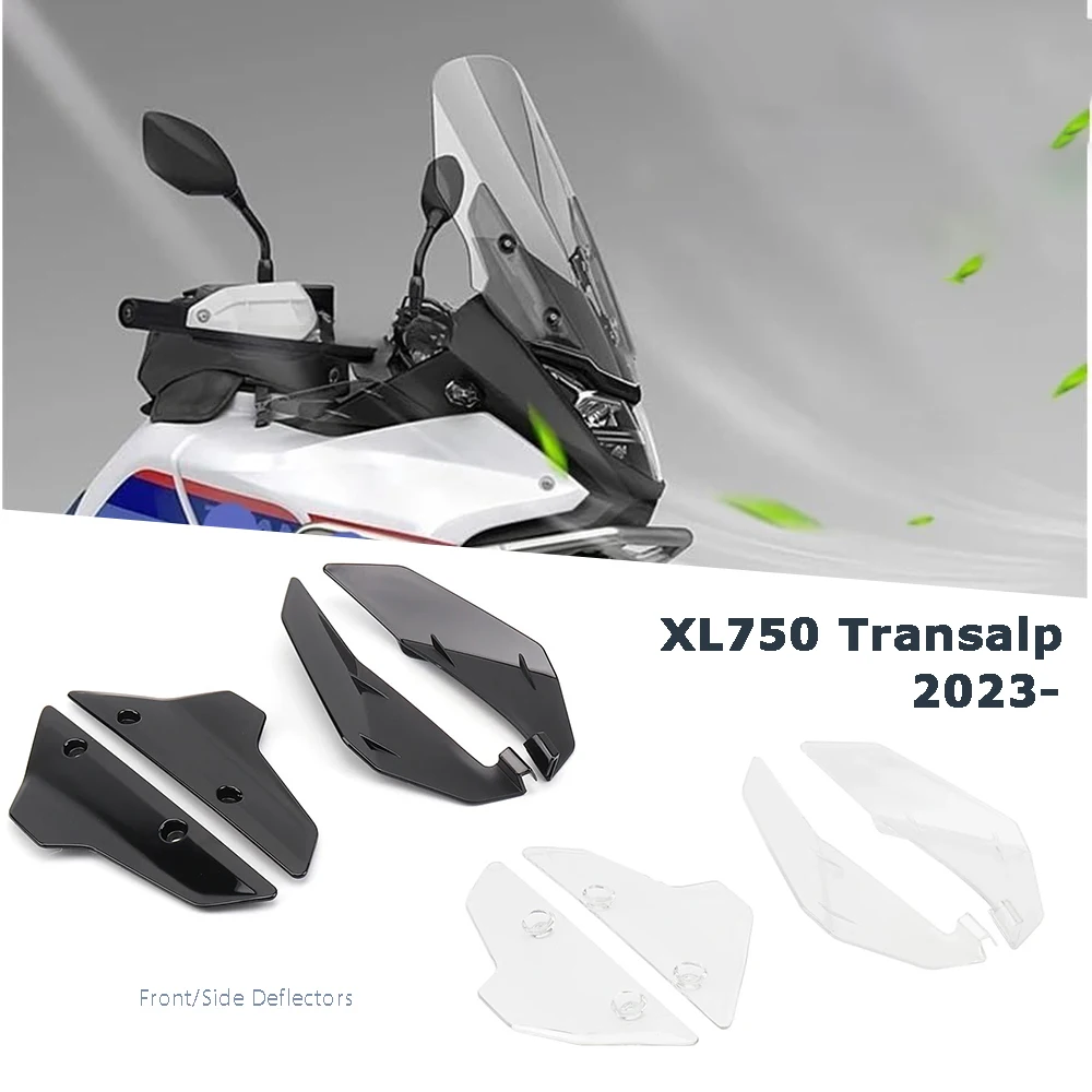 

For Honda XL 750 Transalp XL750 TRANSALP 2023 2024 New Motorcycle Acrylic Side Panels Wind Deflector Front Spoiler Windshield