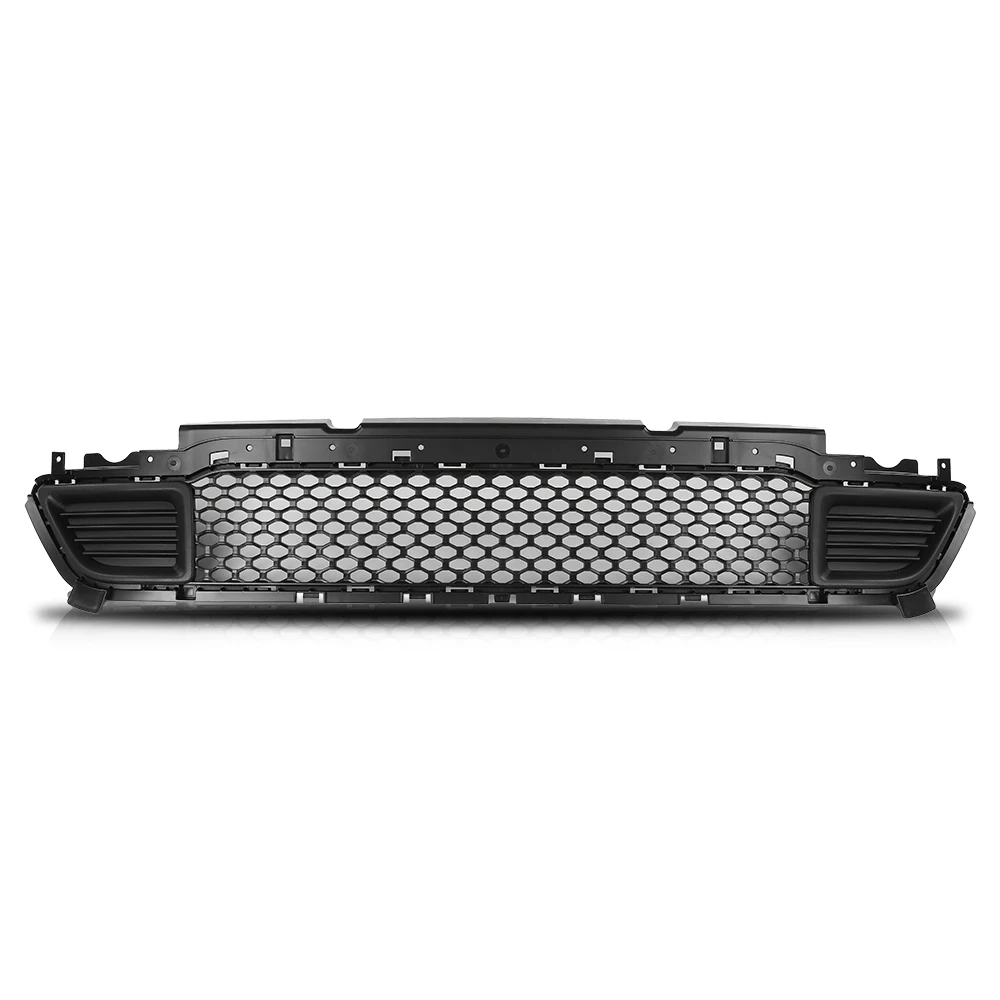 Black Front Lower Mesh Bumper Grille Grill Cover Compatible with Jeep Cherokee 2019-2023 68288039Ab