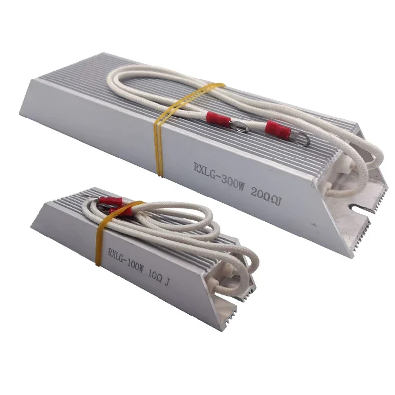 Servo Inverter Aluminum Case Brake Brake Resistor RXLG 200W 300W 400W 500W 600W 800W 1000W 10RJ 20RJ 30RJ 40RJ 50RJ 75RJ 100RJ