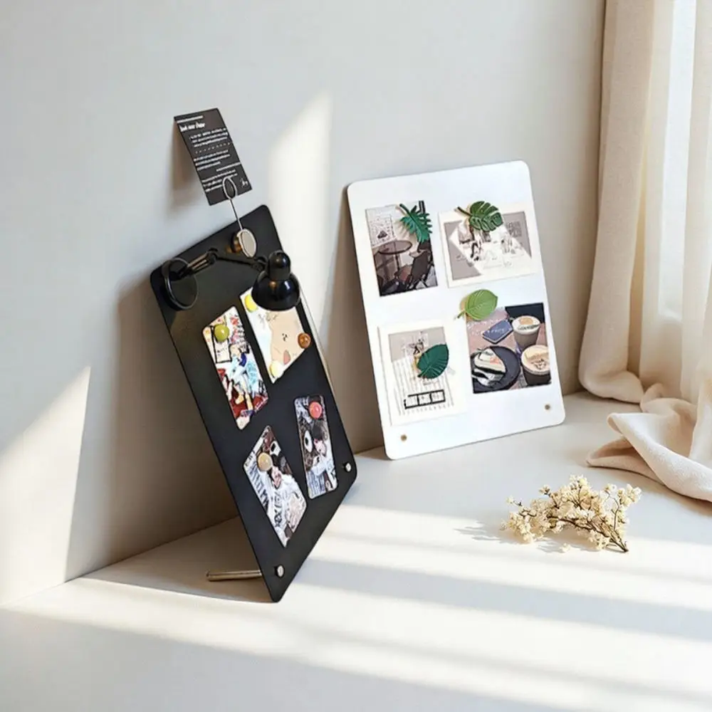 Modern Minimalist Iron Message Board Wall Hanging Photo Grid Decorative Memo Organizer For Bedroom Study Office Wall
