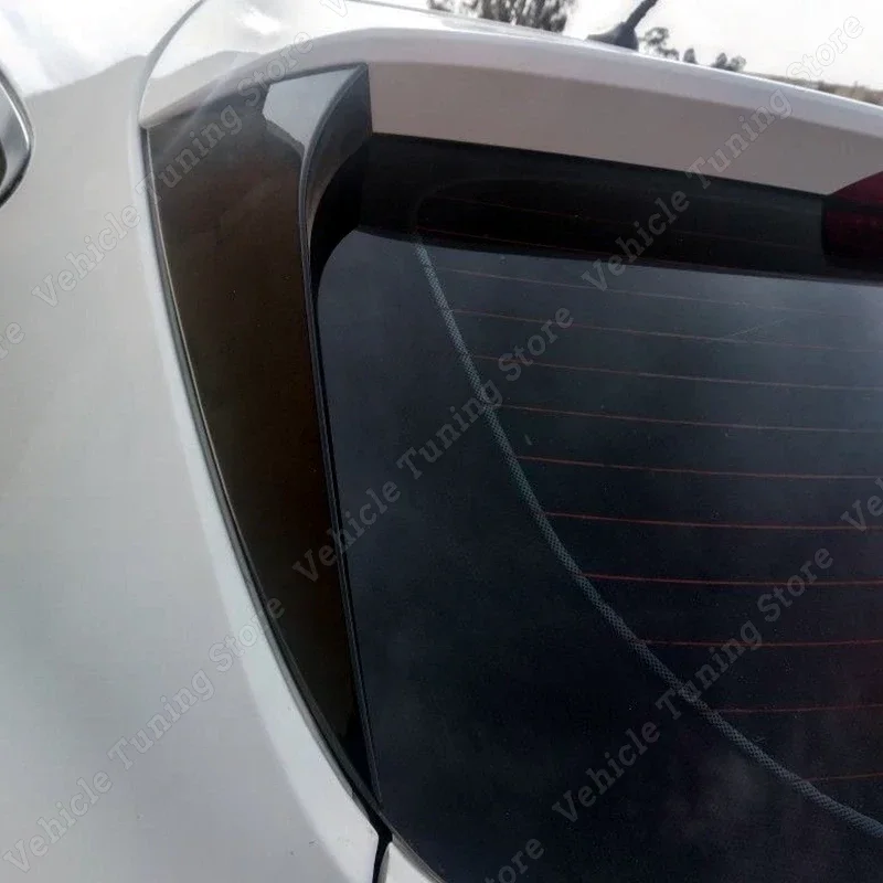 Alerón lateral para ventana trasera de coche, accesorio de color negro brillante ABS para Hyundai iX35 2010-2015 2016 2017