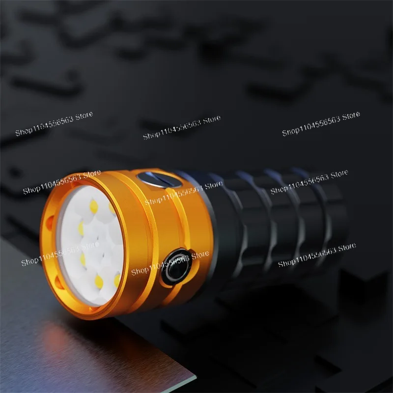 Home & Outdoor Underwater Flashlight – Rechargeable Waterproof Light for Amateur Diving & Tide Gathering