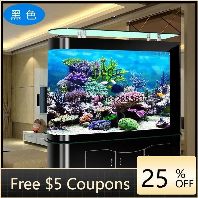 

aquarium glass fish tank under filter goldfish tank screen partition large and medium sized