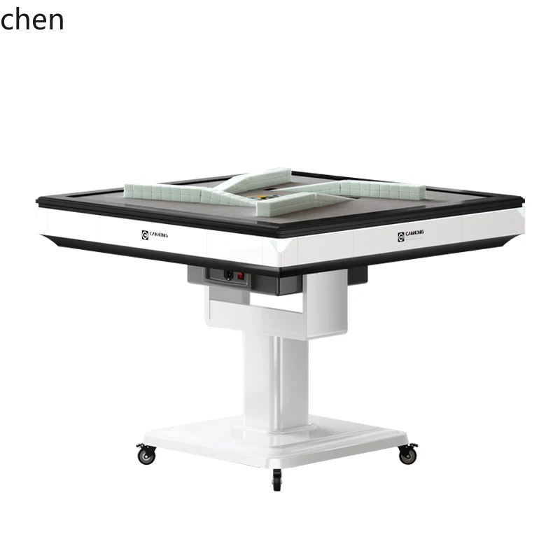 O15- mahjong silent folding chess and card room commercial mahjong table diagonal mouth card free push machine hemp