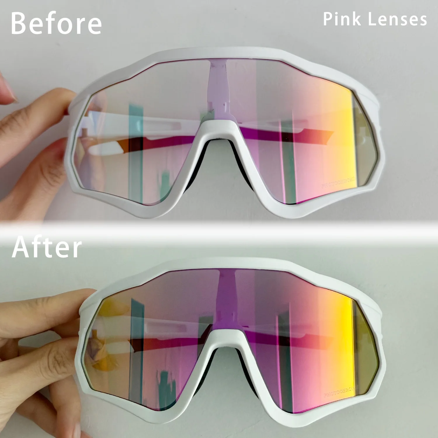 

Anti-Wind, Dustproof & UV400 MTB/Motorcycle Sunglasses, Multi-Tint Lenses for Cycling, Fishing, Hiking