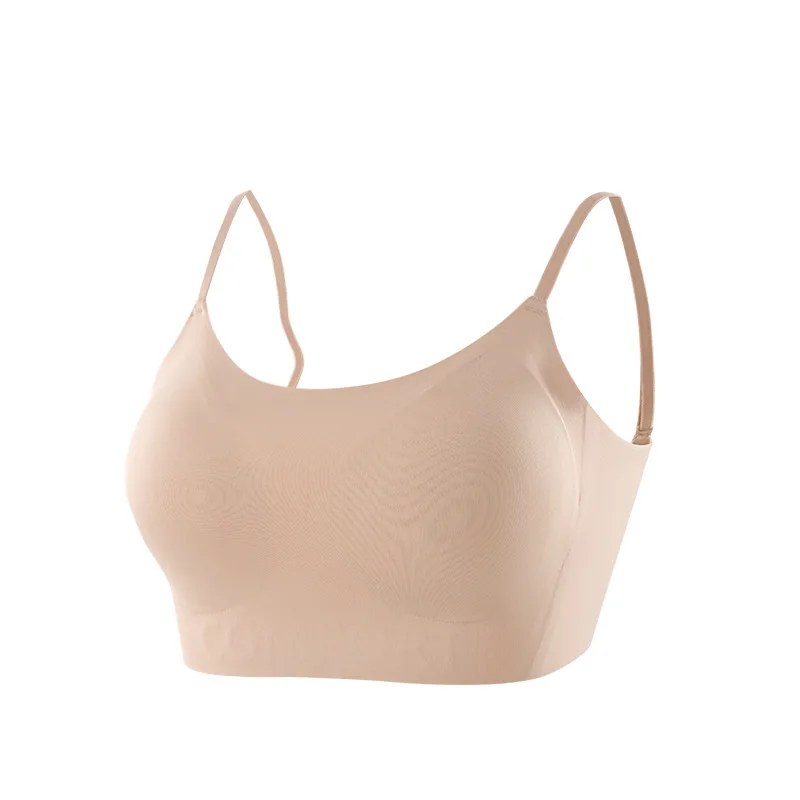 Birdtree 89% soie de mûrier 11% soutien-gorge Spandex, femmes sans Trace dos en forme de U Bralette Linerie sous-vêtements, doux sain nouveau T56825JF