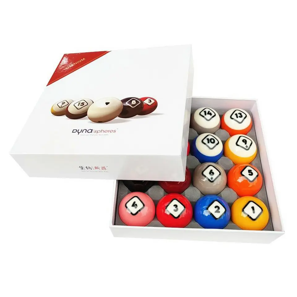 ダイナスフィア チタン 2-1/4 インチ ベルギー設計のビリヤード プール
