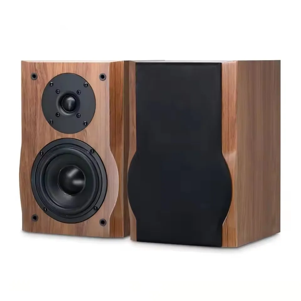 

Пассивные полочные колонки с 3D-звуком, Dolby Digital, виртуальным объемным звучанием, проводным сабвуфером, HIFI-аудио, деревянные акустические системы