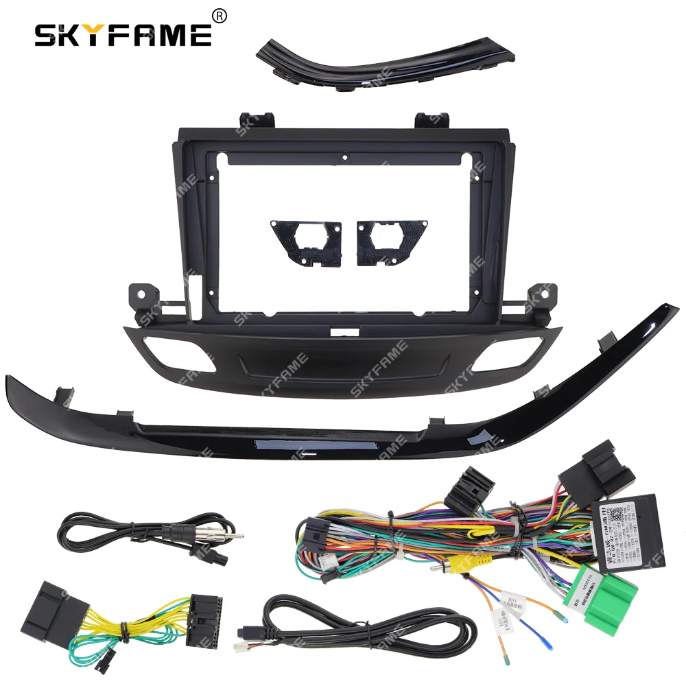 SKYFAME Car Frame Fascia Adapter Canbus Box Decoder Android Radio Dash Fitting Panel Kit For Opel Insignia Buick Regal