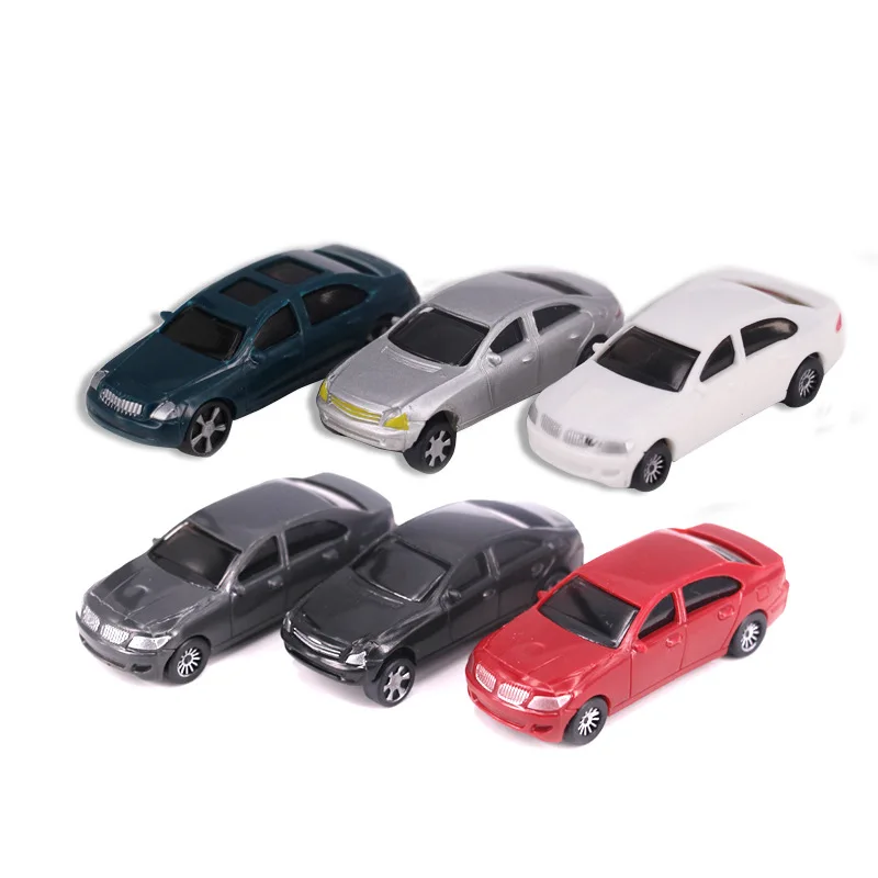 Skala 1:100 1:150 1:200 miniaturowy Model samochodu ABS zabawki do budowy piaskownica stołowa materiałów scenicznych zestawy dioramy 30 szt