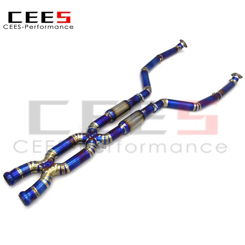 

CEES Performance Exhaust Mid Pipe Double X Pipe for BMW M3 E90/E92/E93 4.0L 2007-2013 Titanium Exhaust Equal Length Mid Pipe