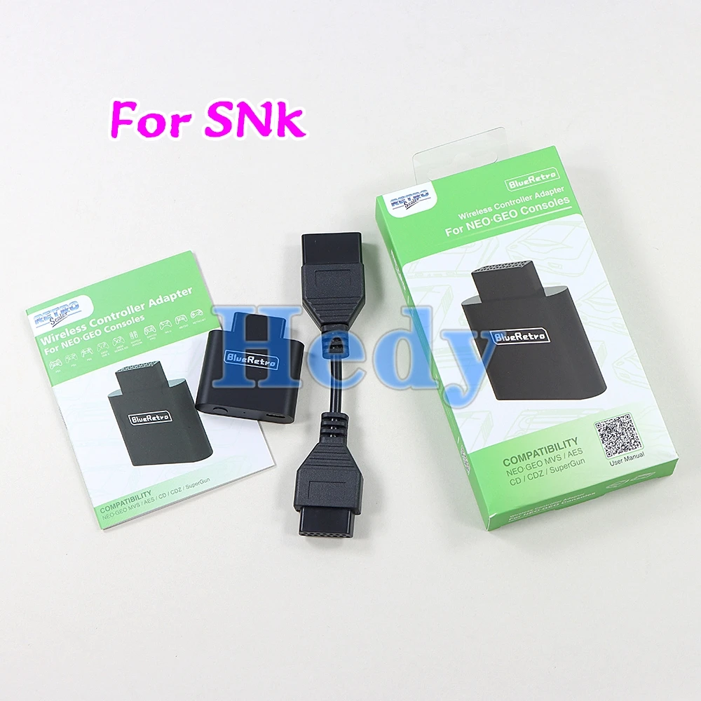 1 個 Retroscaler BlueRetro Bluetooth 互換アダプタ SNK NEO·GEO MVS AES CD CDZ コンソール PS5 コントローラ用
