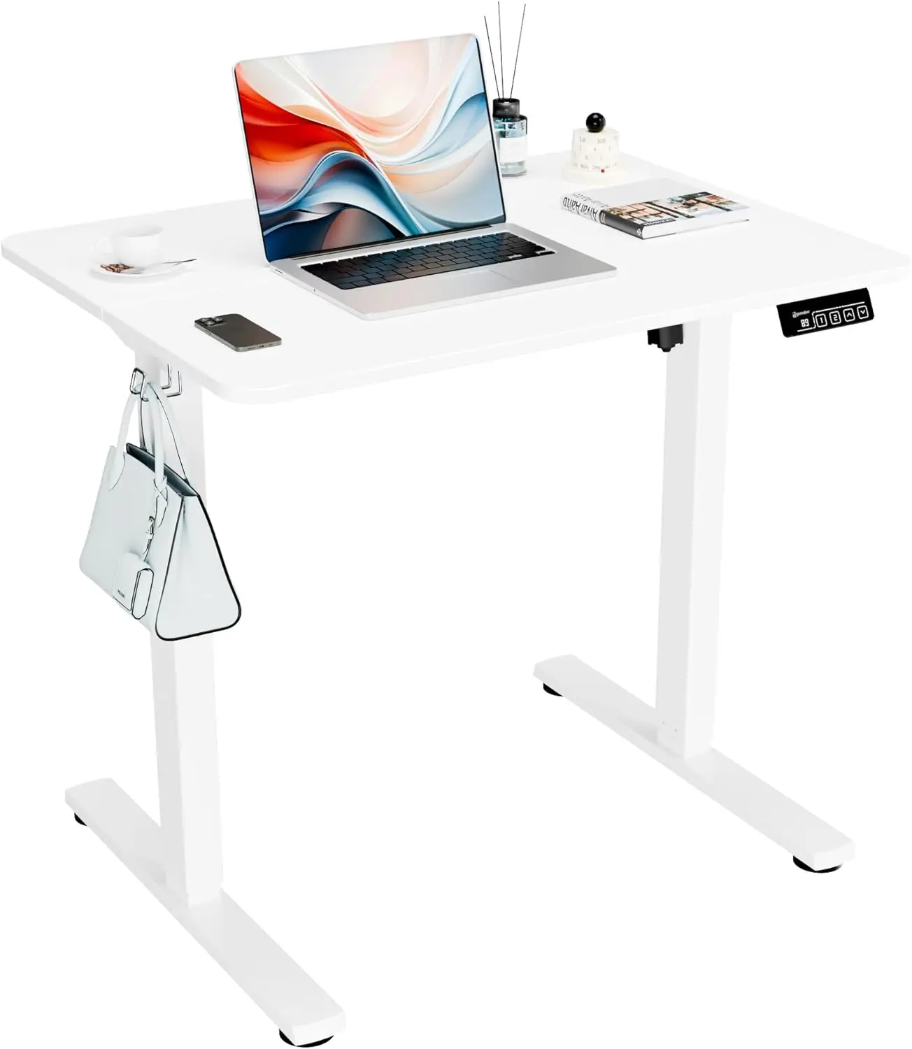 Electric Height Adjustable Sit Stand Desk, 31.5