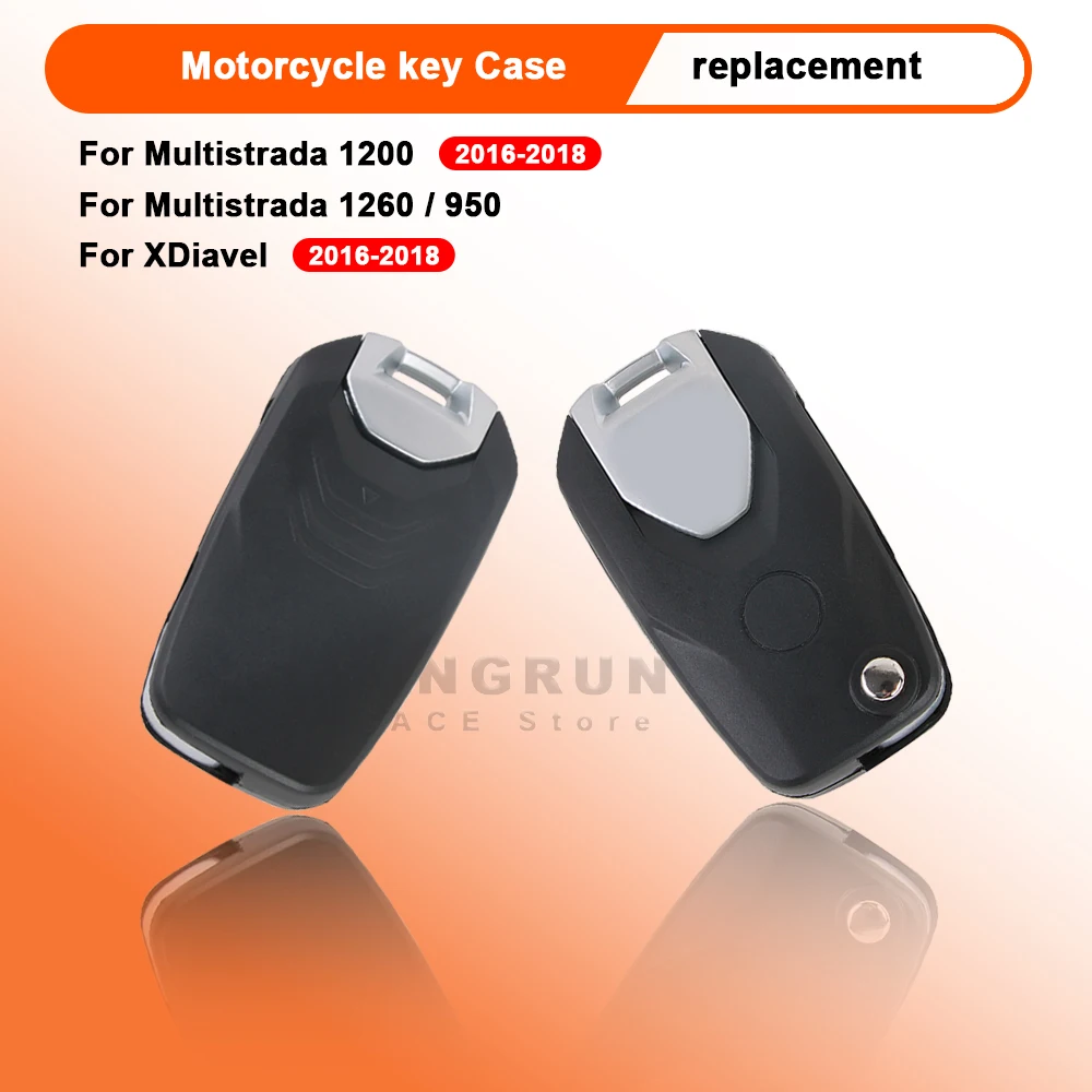 Motorcycle Key Case Shell ABS Plastic Cover Waterproof For Ducati Multistrada 1260 950 MTS 1200 XDiavel 2016-2018 Accessories