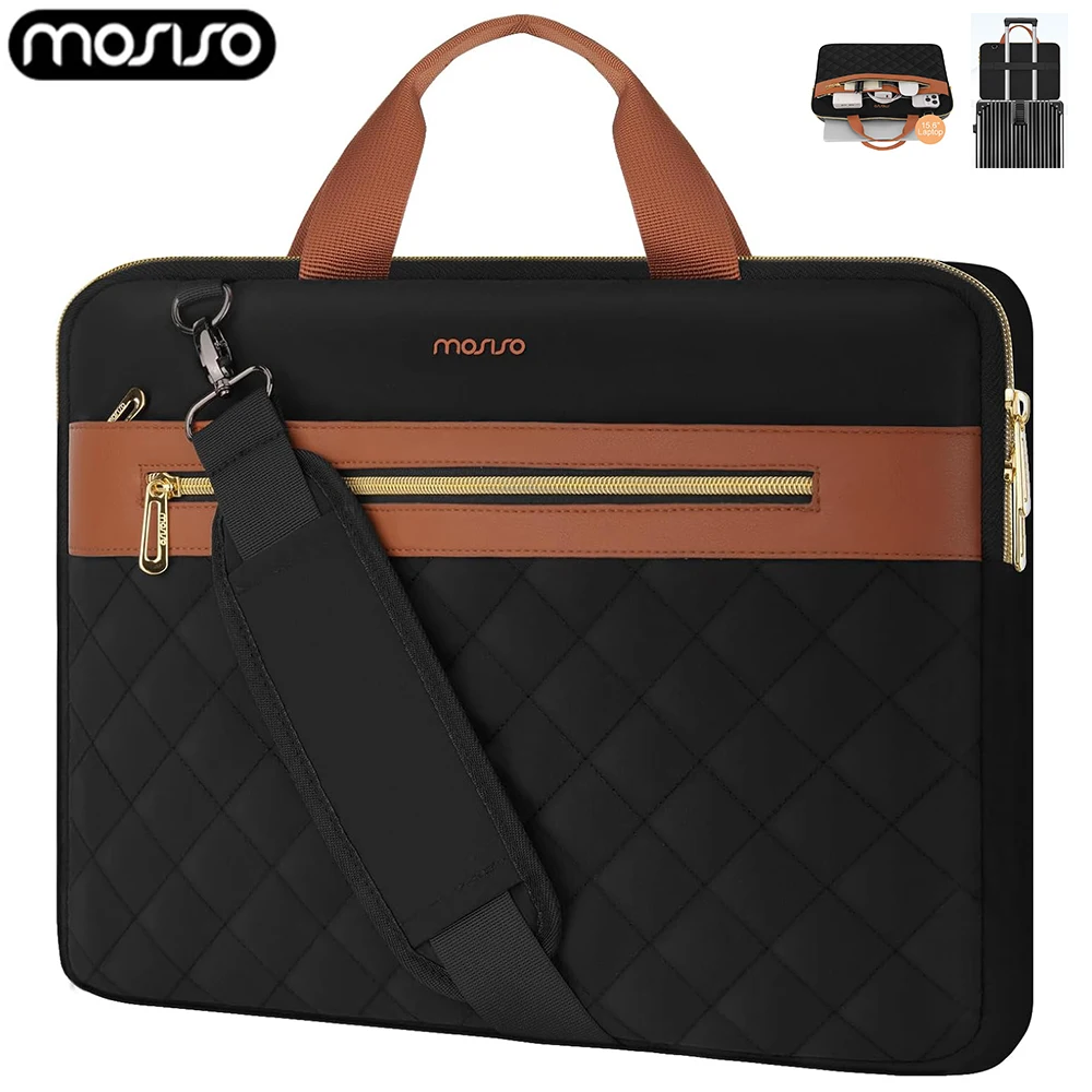 

15 15.6 16 Inch Laptop Bag Crossbody Briefcase for Macbook Air Pro Lenovo Thinkpad Asus HP Business Carrying Bag Travel Handbag