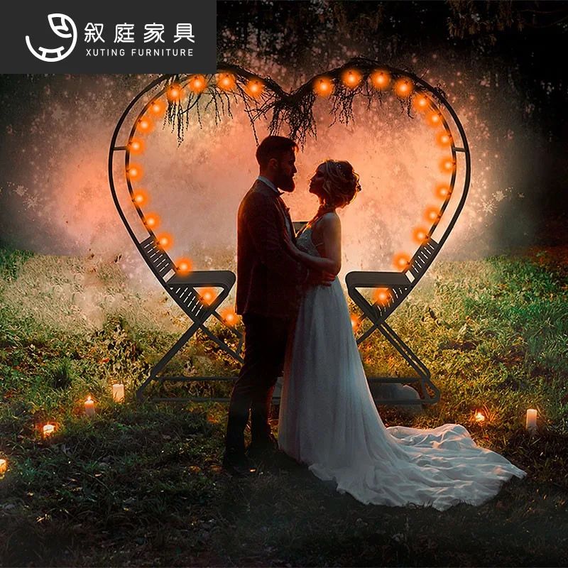 Internet celebrity swing chair photo bird's nest outdoor wedding dress shooting props attractions bed and breakfast love bar tab