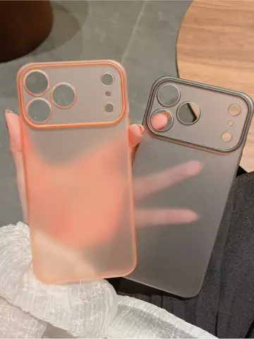 Luxury Ultra Thin PP Hard Case for iPhone 17 Air 17 Pro Max Clear Translucent Shockproof Slim Lens Protection Cover Case