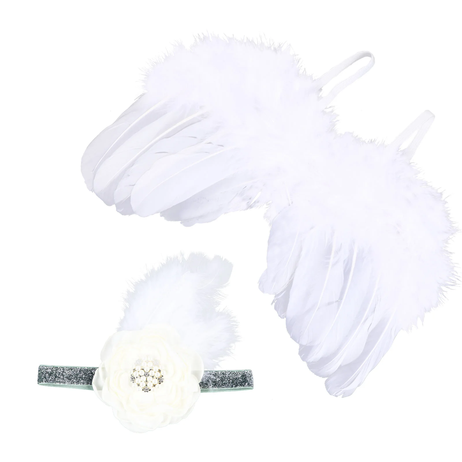 2 Pcs Baby Photo Props Clothes Infant Kids Costume Artificial Newborn Photography Wing Clothing