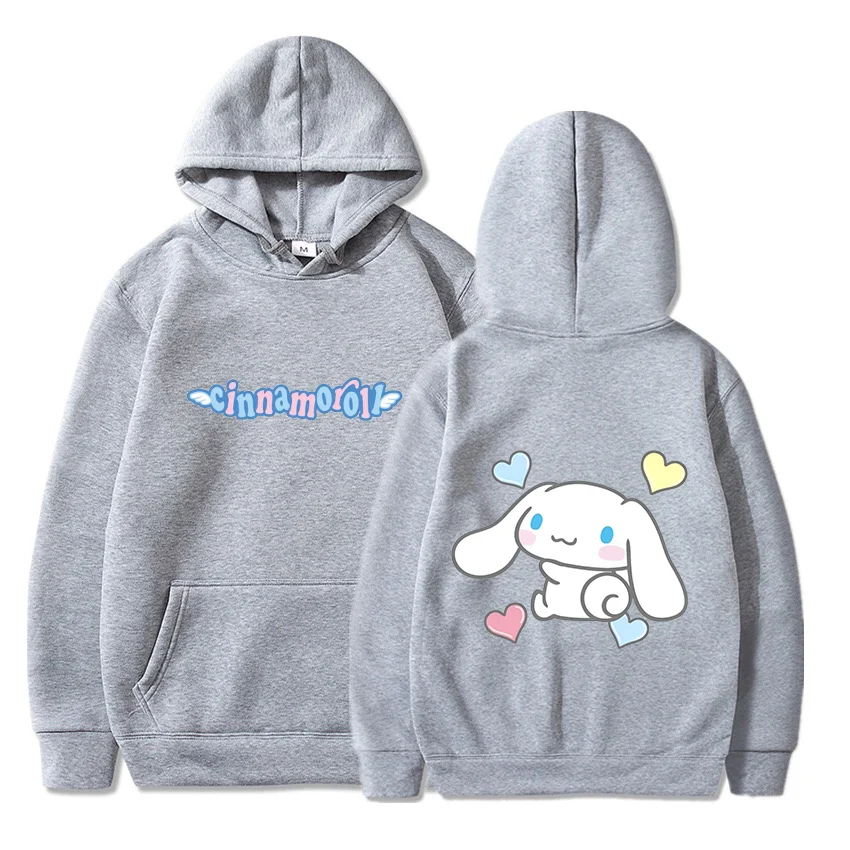 Cinnamoroll Girls Boys Hoodie Fashion Print Harajuku Sweatshirt Women Men Long Sleeve Streetwear Pullovers Casual Tops