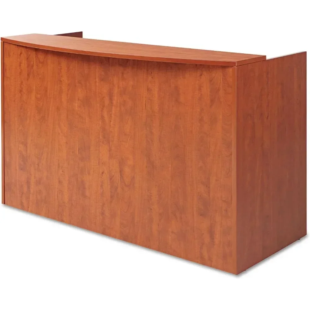 ALEVA327236MC Valencia Series 71x 35.5 x 29.5 - 42.5 Reception Desk with Transaction Counter