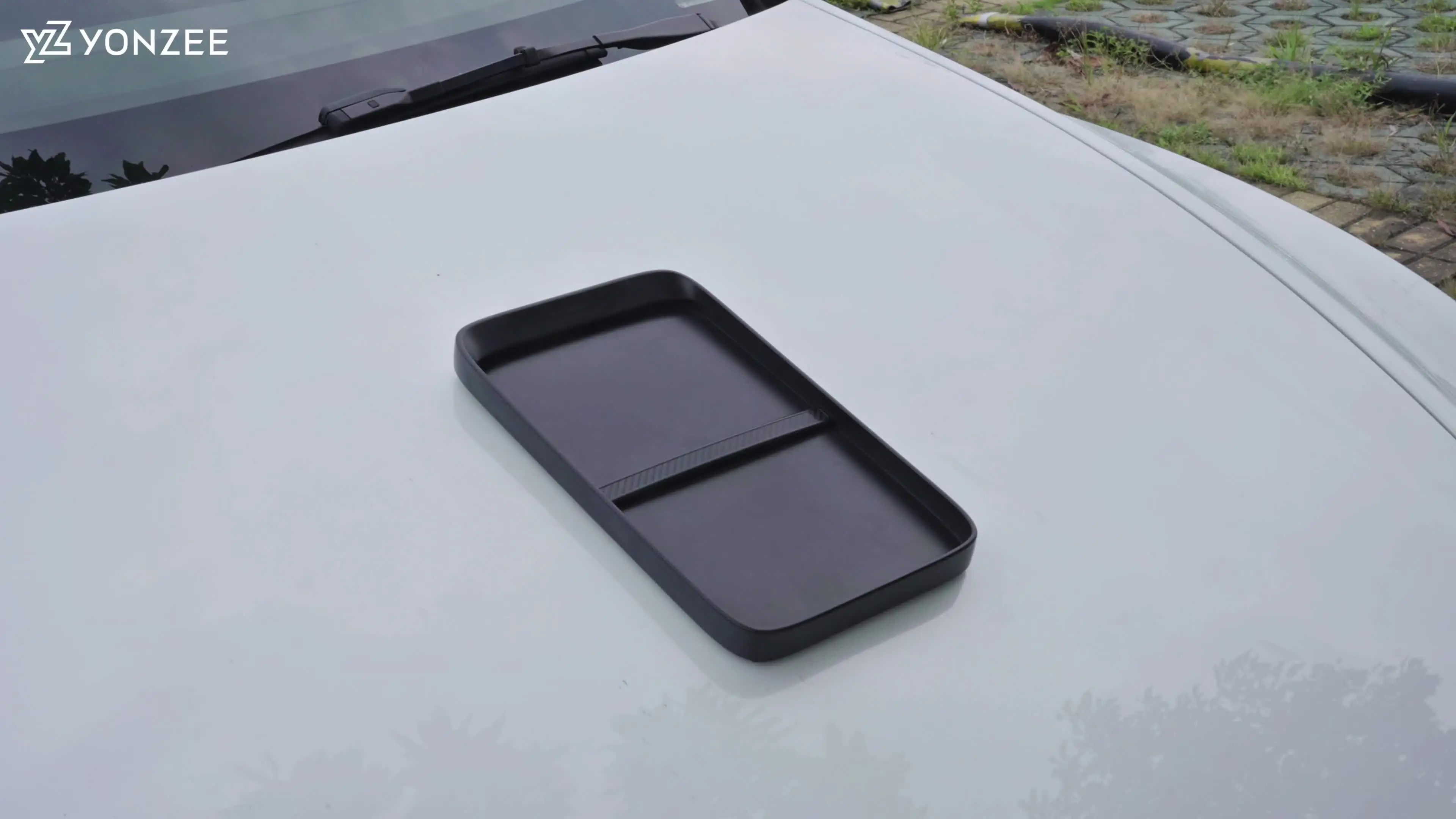 YZ Per Tesla Modello Y Juniper 2025 Modello 3 Highland 2024 2025 Console Centrale Organizer Vassoio Bracciolo Scatola di Immagazzinaggio Vassoio Accessori