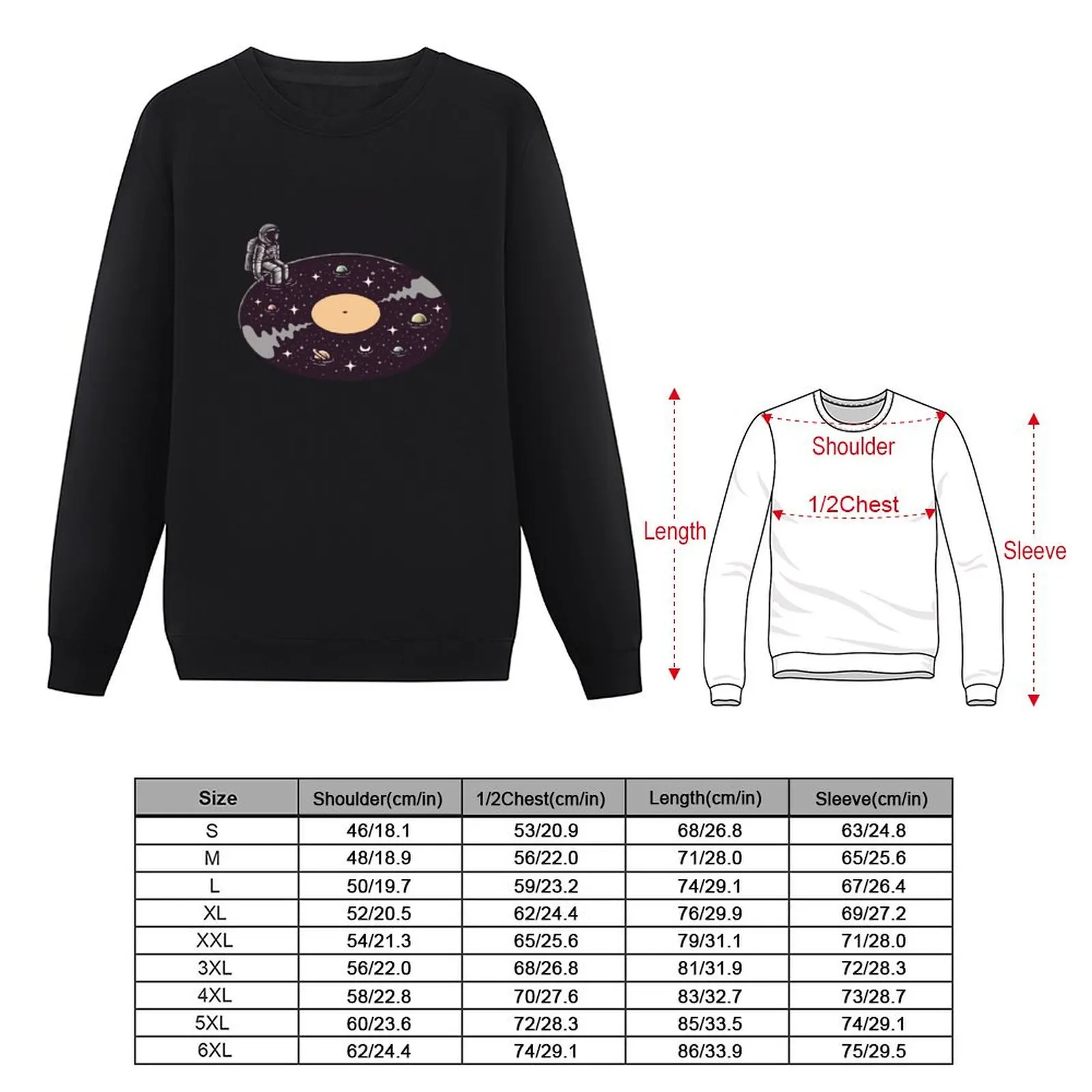 Cosmic Sound Sweatshirt korean style clothes anime clothes aesthetic sweatshirts