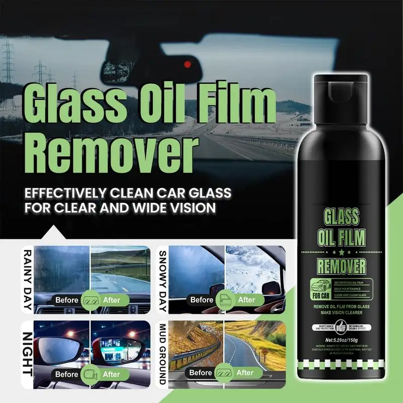 Oil Film Remover For Car Window Glass Cleaner Cleaning Agent Oil Film Remover Car Window Cleaner Glass Oil Film Cleaner